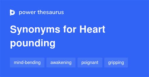 synonym of pounding|heart pounding synonyms.